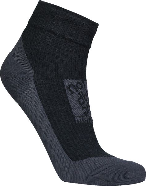 kompresné merino ponožky NORDBLANC REFUGE sivé