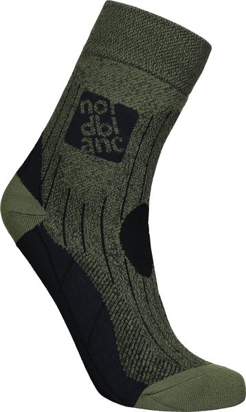 kompresné športové ponožky NORDBLANC STARCH khaki