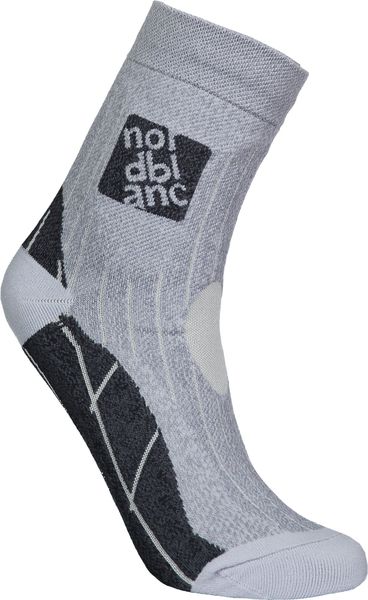 kompresné športové ponožky NORDBLANC STARCH sivé