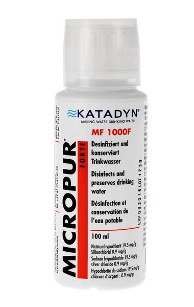 kvapky na dezinfekciu vody Katadyn Micropur Forte MF 1000F - 10 ml na 100 L vody
