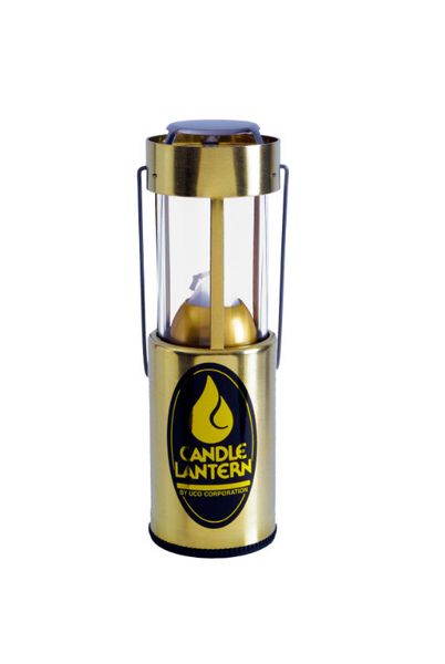 lampáš UCO Candle Lantern leštená mosadz