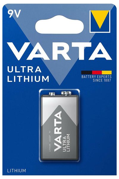 Lítiové batérie Varta Ultra Lithium 9V-Block 1ks