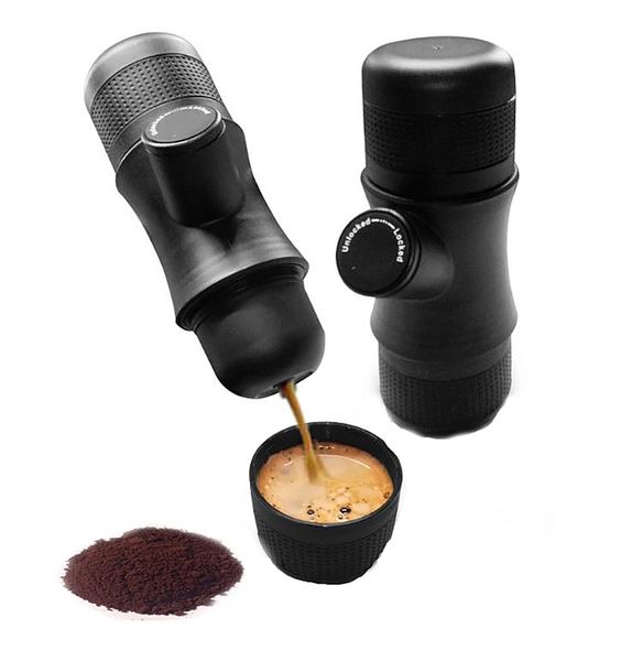 mini kávovar Origin Outdoors Mini Espresso To-Go na mletú kávu