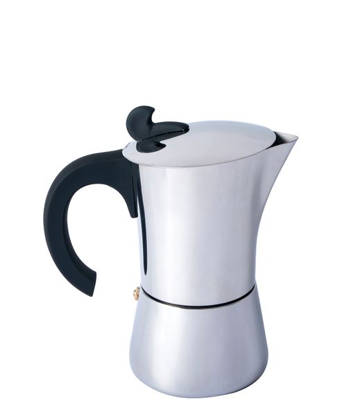 Moka kávovar (koťogo) - varič espreso BasicNature Espresso Maker Stainless steel pre 2 šálky