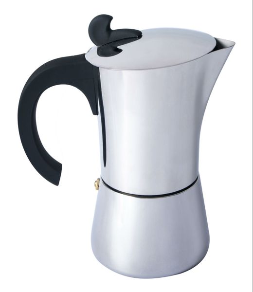 Moka kávovar (koťogo) -varič espreso BasicNature Espresso Maker Stainless steel pre 9 šálky