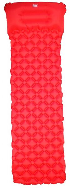 Nafukovacia karimatka ACRA L48-CRV červená 188 x 55 x 5 cm
