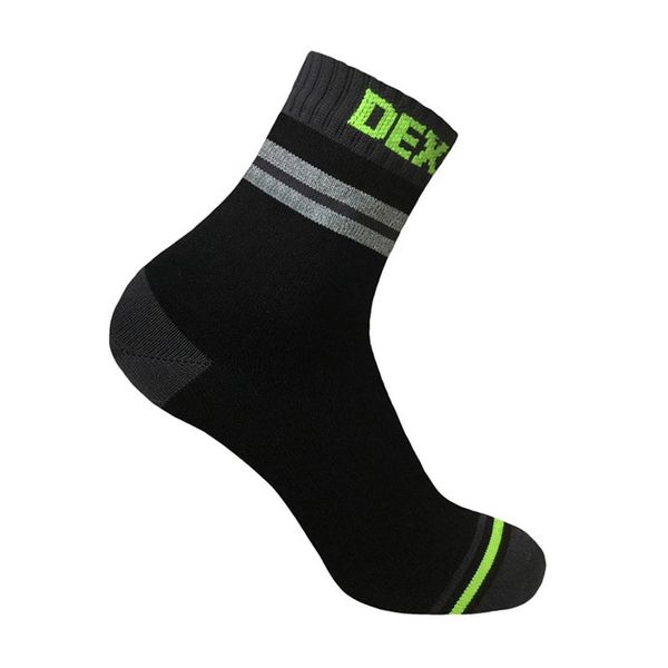 nepremokavé ponožky DEXSHELL Pro Visibility Cycling Socks Grey Stripe