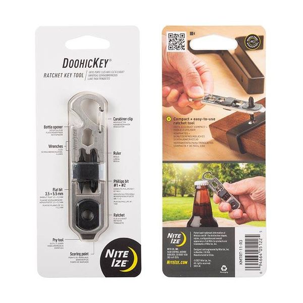 Nite Ize DoohicKey Ratchet Key Tool KMTRT-11-R3 - Multifunkčná karabínka