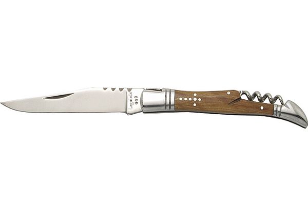 nôž Baladéo Laguiole Classic s vývrtkou, olivové drevo
