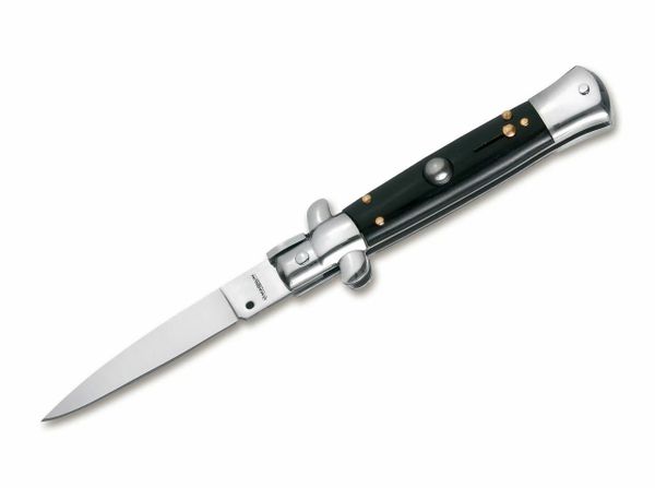 nôž Böker Magnum Sicilian Needle DARK WOOD 01MB278 - vyskakovací nôž 8.2 cm
