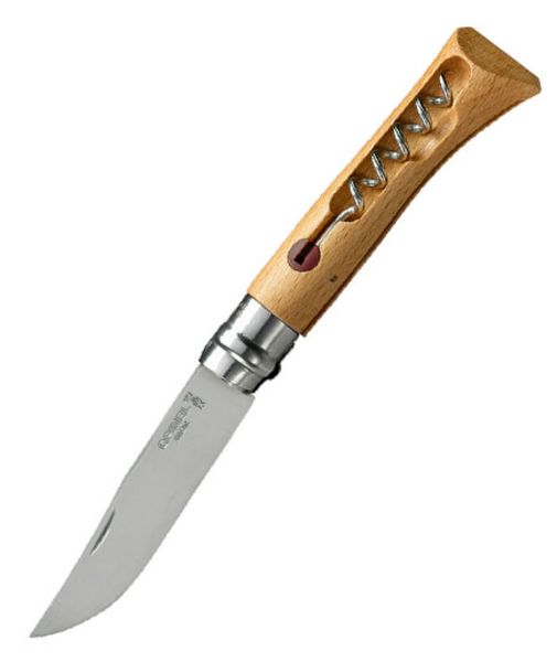 nôž OPINEL VRI 10 Inox vývrtka - Opinel® VRI No10 vývrtka