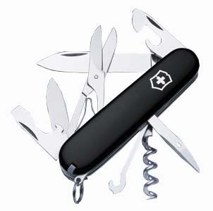 nôž Victorinox CLIMBER 1.3703.3 čierny 91mm 14 funkcí - nože Victorinox® 1.3703.3 Climber