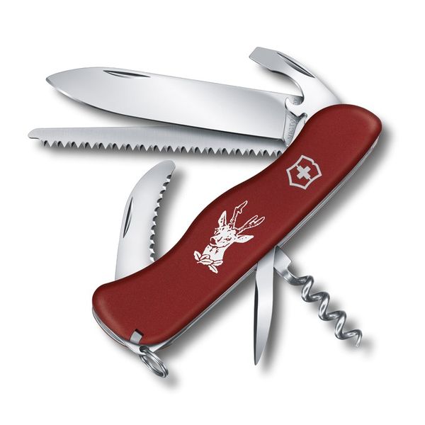 nôž Victorinox Hunter 0.8573 , červený 111mm - nože VICTORINOX