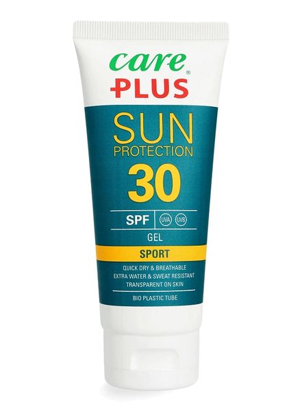 opaľovací gel Care Plus Sun Protection Sports Tube SPF 30 100ml