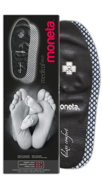 ortopedická vložka do topánok MONETA Medical Black