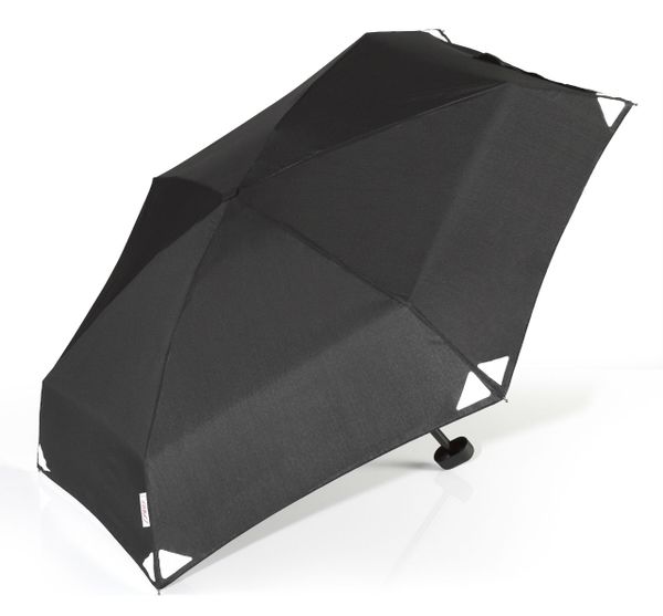 outdoorový dáždnik EuroSchirm Dainty čierny reflective