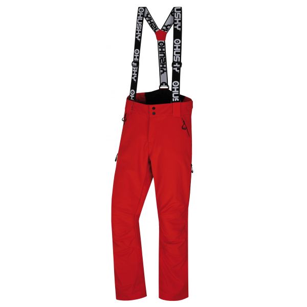 pánske lyžiarske nohavice HUSKY GALTI M červené