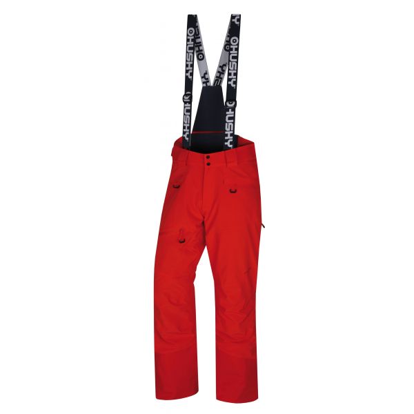 pánske lyžiarske nohavice HUSKY GILEP M výrazne červené