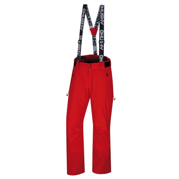 pánske lyžiarske nohavice HUSKY MITALY M červené