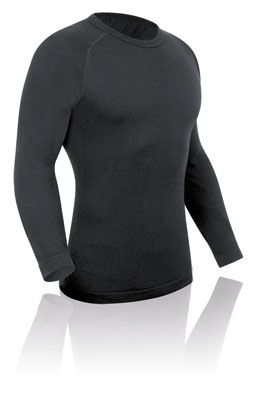 pánske merino dlhé tričko Fuse Functional Underwear Merino - Longshirt, Men , čierne