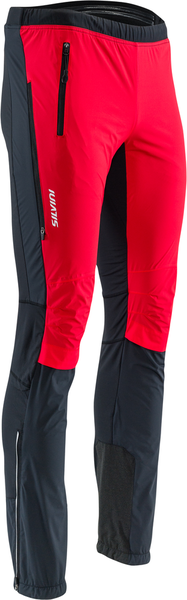pánske pružné nohavice úzkeho strihu s membránou vpredu SILVINI SORACTE MP1144 black-red