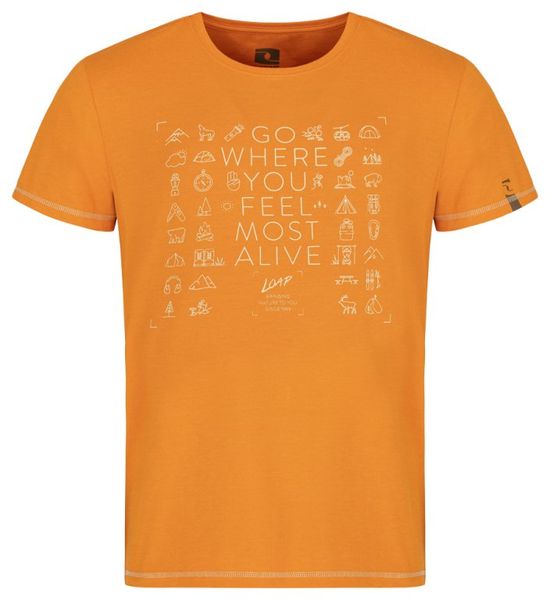 pánské tričko LOAP Alexus oranžové