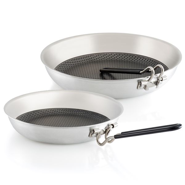 panvica GSI OUTDOORS Gourmet Frypan 8 " - Glacier Stainless Steel Frypan; 8"