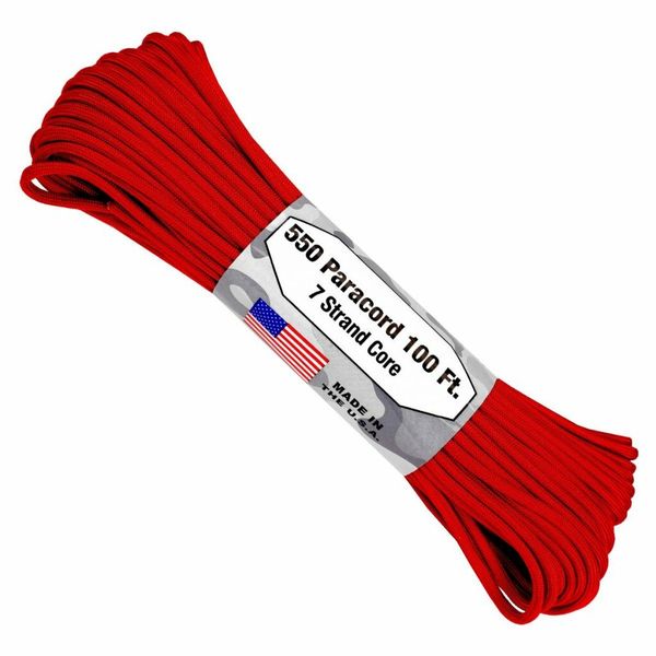 paracord ARM 550 Parachute Red S03-RED 30 m  Ø 4 mm