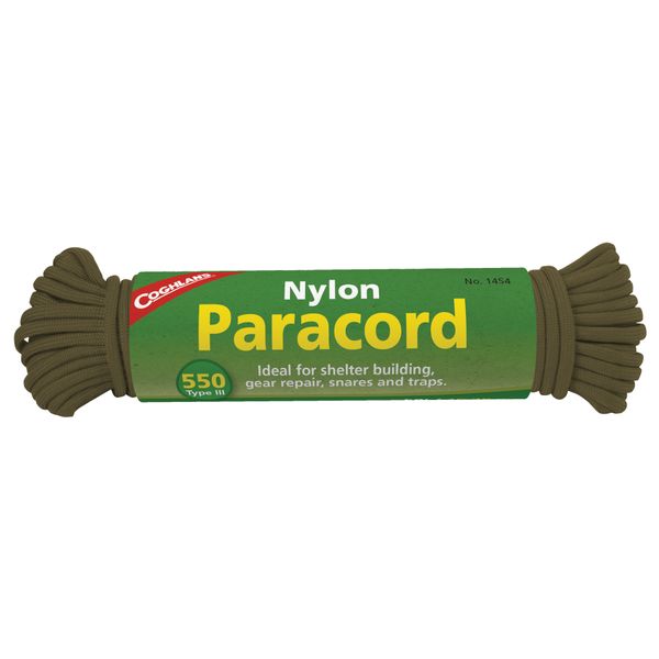 paracord Coghlans Paracord 15.25 m, olivový - Coghlan's