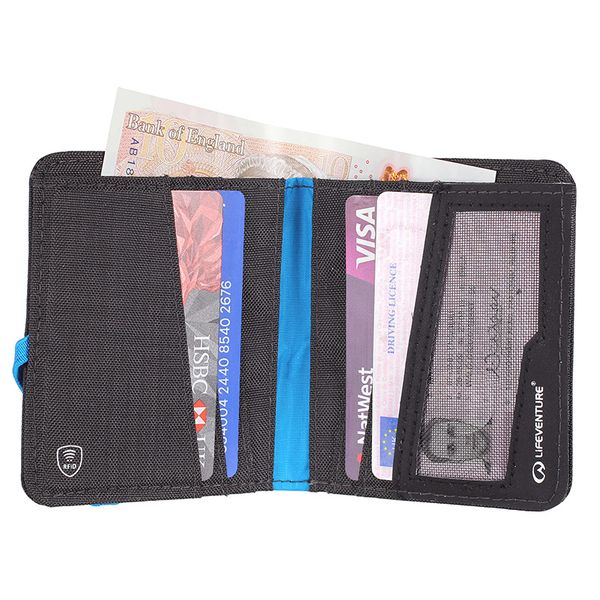 peňaženka Lifeventure RFiD Compact Wallet; grey  - Lifeventure RFiD Compact Wallet; grey
