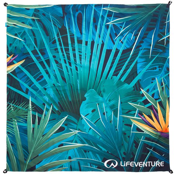 pikniková deka Lifeventure Picnic Blanket tropical 150 x 150 cm