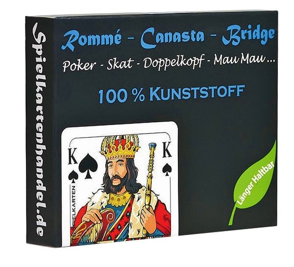 plastové hracie karty Rommé Poker-Canasta-Bridge