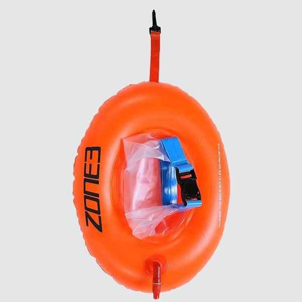 plavecká bója ZONE3 Swim Safety Buoy / Dry Bag Donut / Hi-Vis Orange / OS