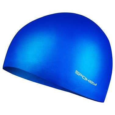 plavecká čiapka SPOKEY SUMMER modrá - silikónová plavecká čiapka