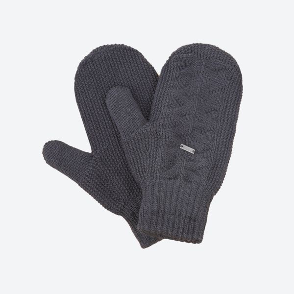 Pletené Merino rukavice Kama R110 čierne