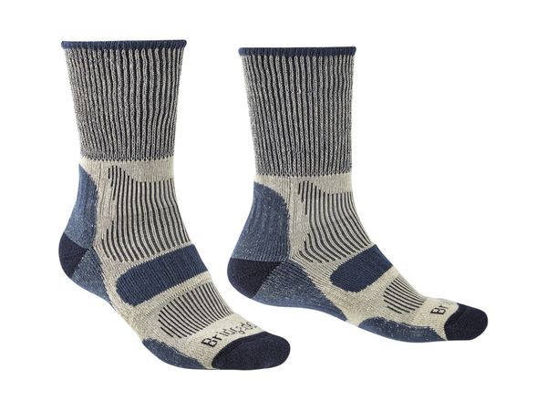ponožky Bridgedale Hike Lightweight Cotton Cool Comfort Boot indigo