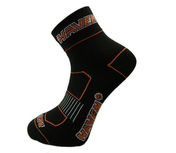 ponožky HAVEN lite čierno-oranžové