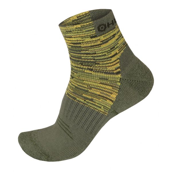 ponožky HUSKY HIKING COLOR khaki/zelená
