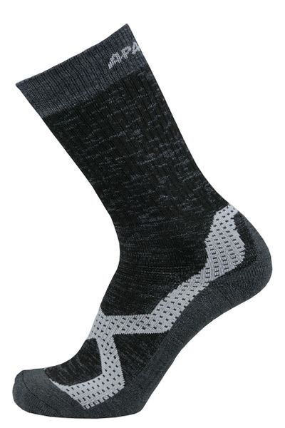 ponožky Sherpax Makalu šedé z MERINO vlny