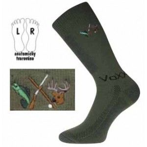 ponožky Voxx Lander tmavo zelené