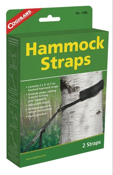 popruhy na zavesenie hamaky Coghlans Hammock Straps 2 ks - Coghlan´s Straps Hammock set