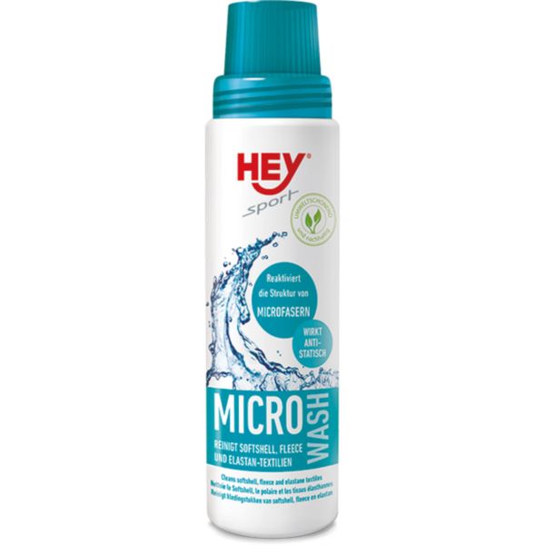 prací prípravok Hey sport Micro Wash 250 ml - Prací prípravok na pranie termoprádla HEY SPORT® Micro Wash 250 ml