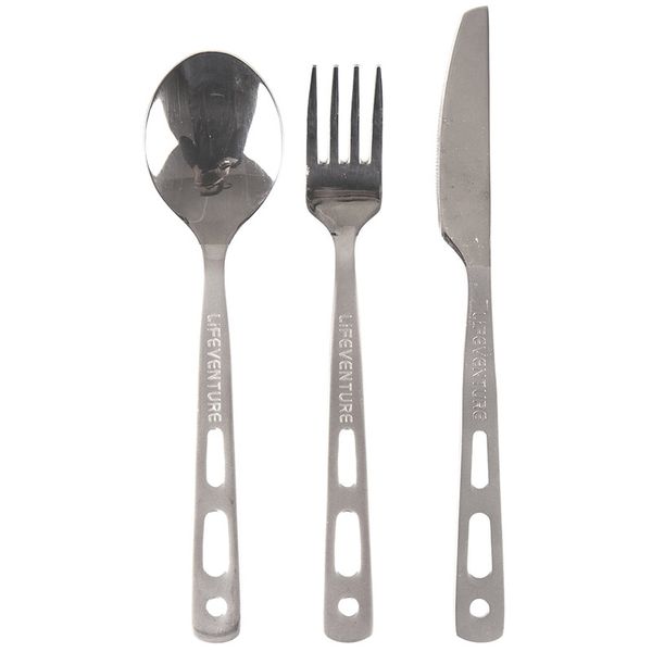 príbor Lifeventure Knife Fork Spoon Set Basic -3 dielný príbor Lifeventure