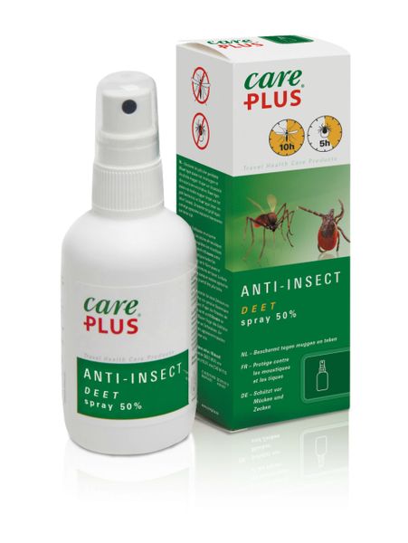 repelent Care Plus® Anti-Insect Deet spray 50% 60ml - Care Plus Anti-Insec DEET 50% sprej 60ml