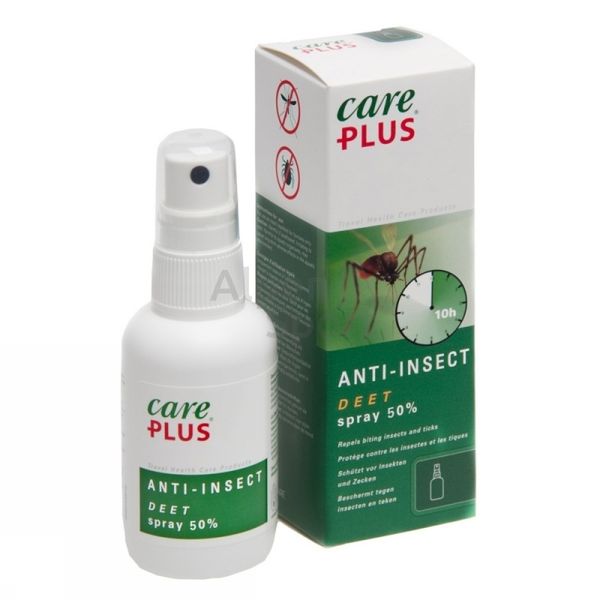 repelent Care Plus® Anti-Insect Deet spray DEET 50% 200 ml - Care Plus Anti-Insec DEET 50% sprej 200ml