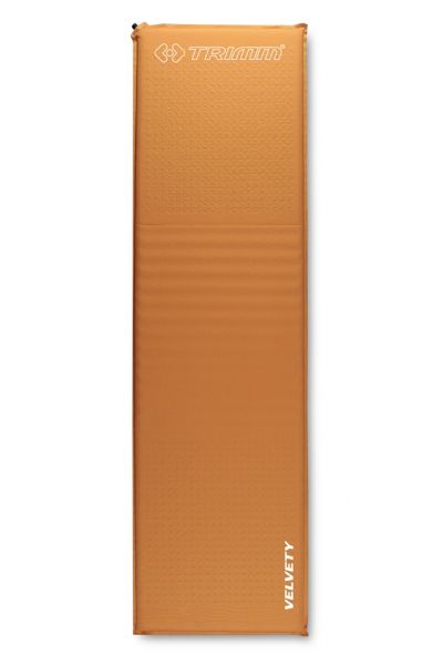 samonafukovacia karimatka TRIMM VELVETY 186 x 51 x 3.8 cm oranžová