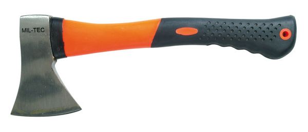 sekera Mil-Tec Emergency orange s pogumovanou rúčkou