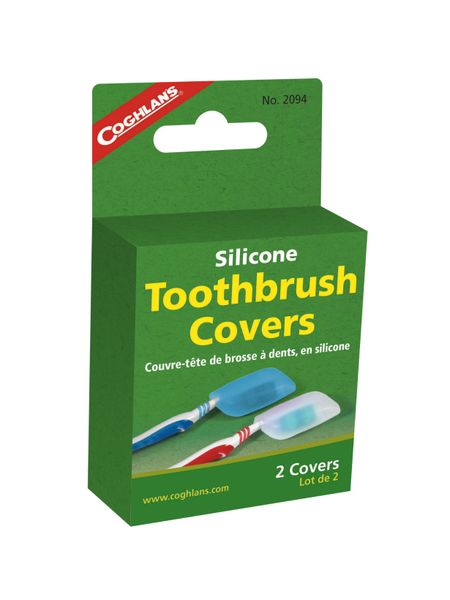Silikónové puzdra na zubnú kefku Coghlans Silicone Toothbrush Covers 2 ks
