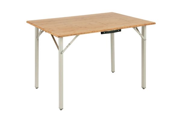skladací kufríkový stôl Outwell Kamloops banbusový  72 x 100 x H 70 cm