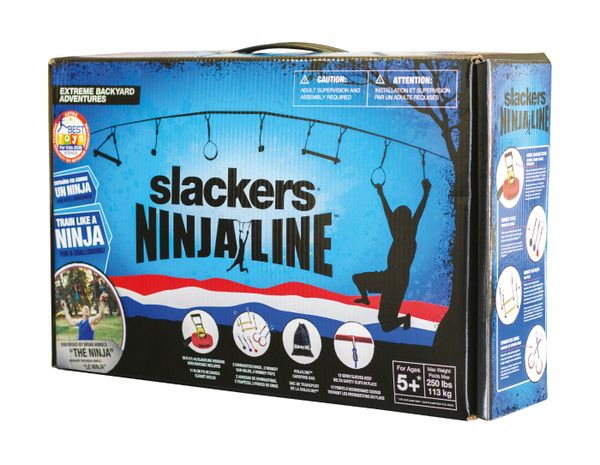 Slackline Slackers Slackline Ninja 11 m x 5 cm  - Slackers NINJALINE SET